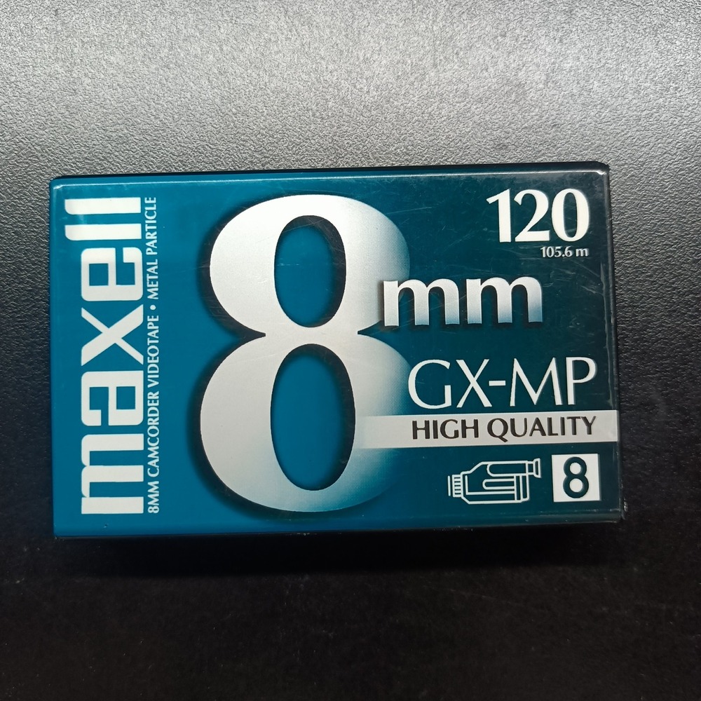 Maxell‎ 8mm GX-MP High Quality 120 Camcorder Video Cassette Tape Sealed